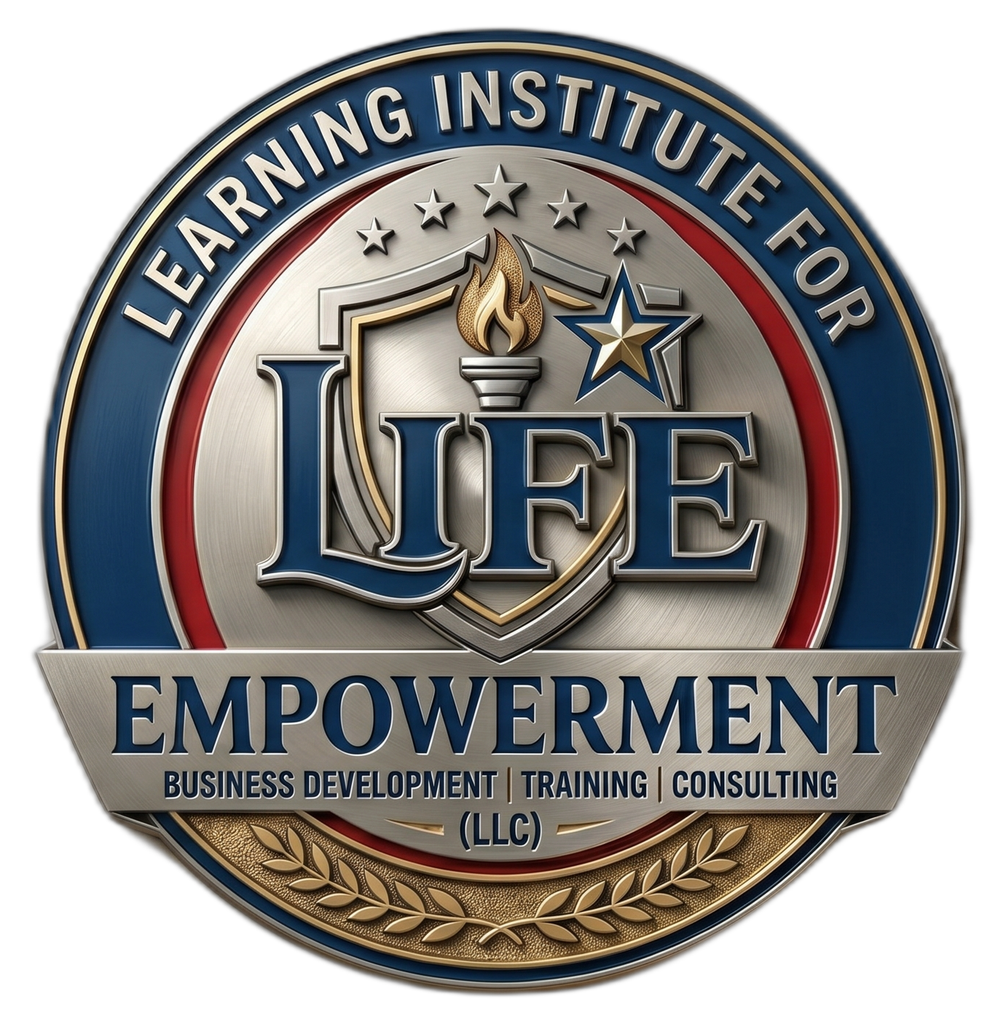 Learning Institute for Empowerment corporate emblem